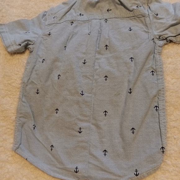 Carter's Anchors Away Short Sleeve Button Up - Picture 3 of 3
